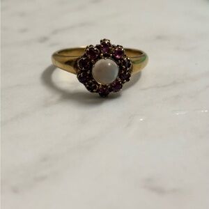 14k Mourning Jewelry ring size 7